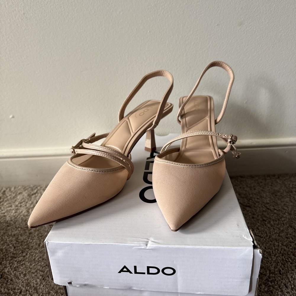 ALDO Renesme Pump Size 6 Neutral Beige